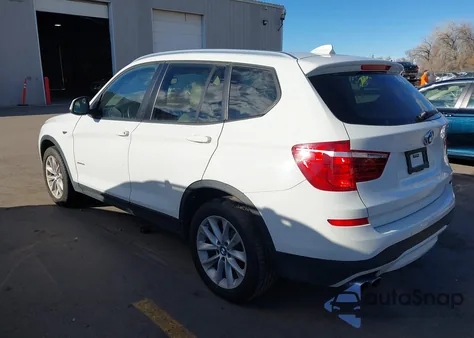 2016 BMW X3 xDrive28I из США, поврежденный, VIN 5UXWX9C52G0D86451